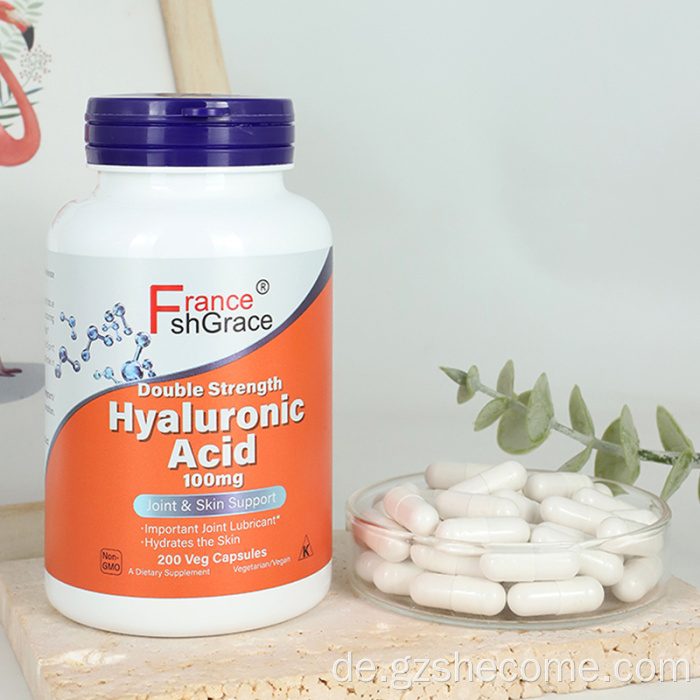 Hyaluronsäure -Doppelfestigkeit mit Alpha -Lipo -Kapseln